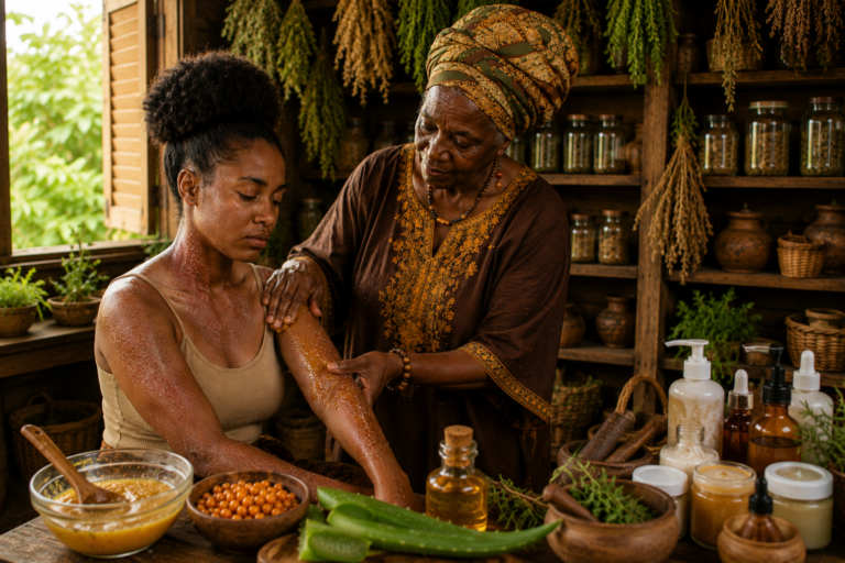 How to Calm Eczema & Dry, Irritated Skin Naturally Using Aloe Vera, Honey & Sea Buckthorn Oil