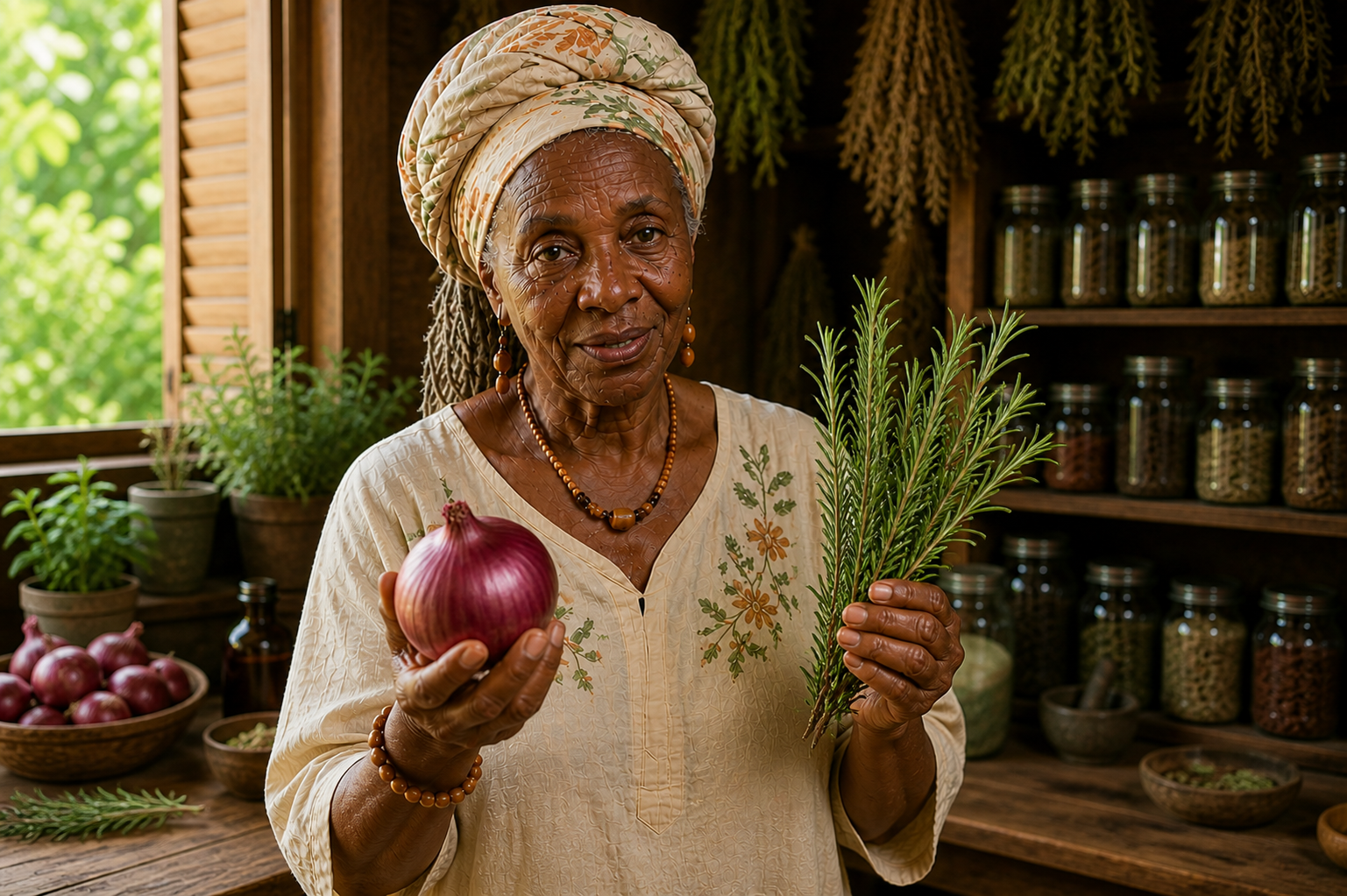 How to Grow Thicker, Fuller Hair Naturally Using Onion & Rosemary
