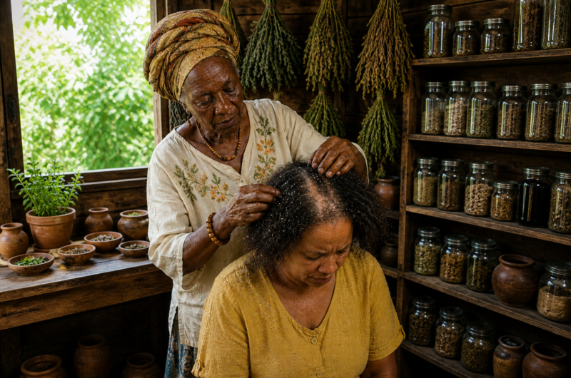How to Get Rid of Dandruff and Scalp Buildup Naturally Using Neem, Willow Bark & Reetha